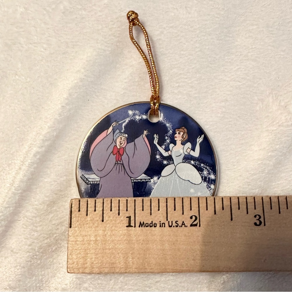 Lot of 2- Walt Disney Animated Classics Cinderella & 30th Anniversary Ornaments - Picture 3 of 3